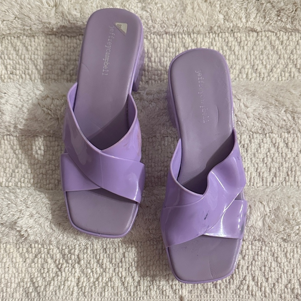 Purple Women's Jelly Jeffery Campbell Sandals